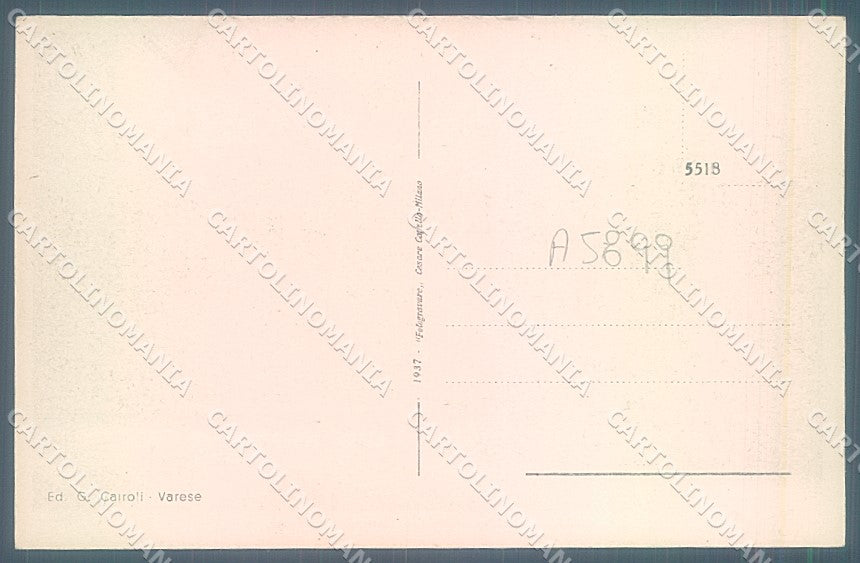 Varese Città Sacro Monte Campo dei Fiori cartolina JK2222 – retro