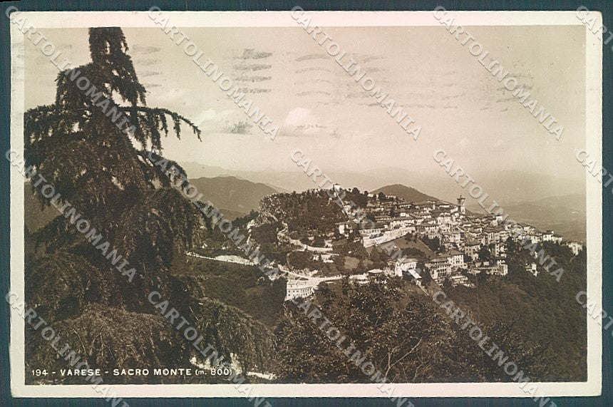 Varese Città Sacro Monte PIEGA ANGOLO Foto cartolina JK2224 – fronte