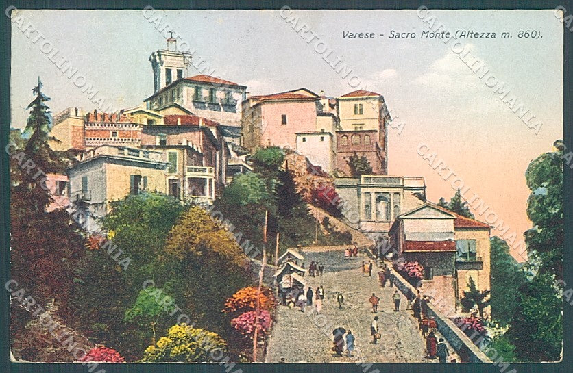 Varese Città Sacro Monte cartolina JK2225 – fronte