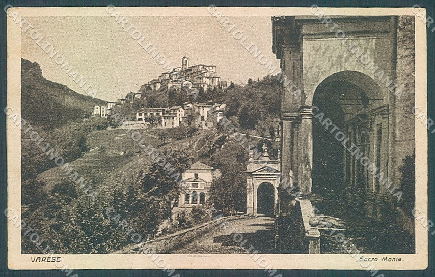 Varese Città Sacro Monte cartolina JK2226 – fronte