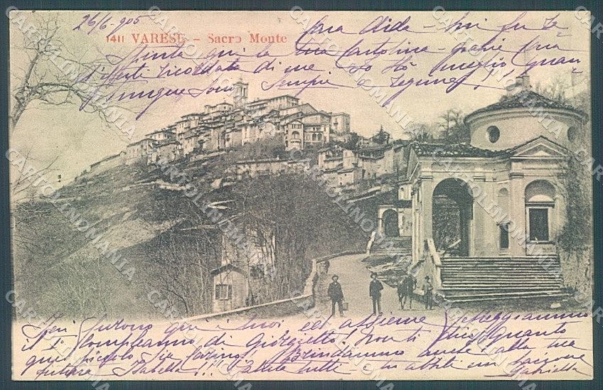 Varese Città Sacro Monte cartolina JK2227 – fronte