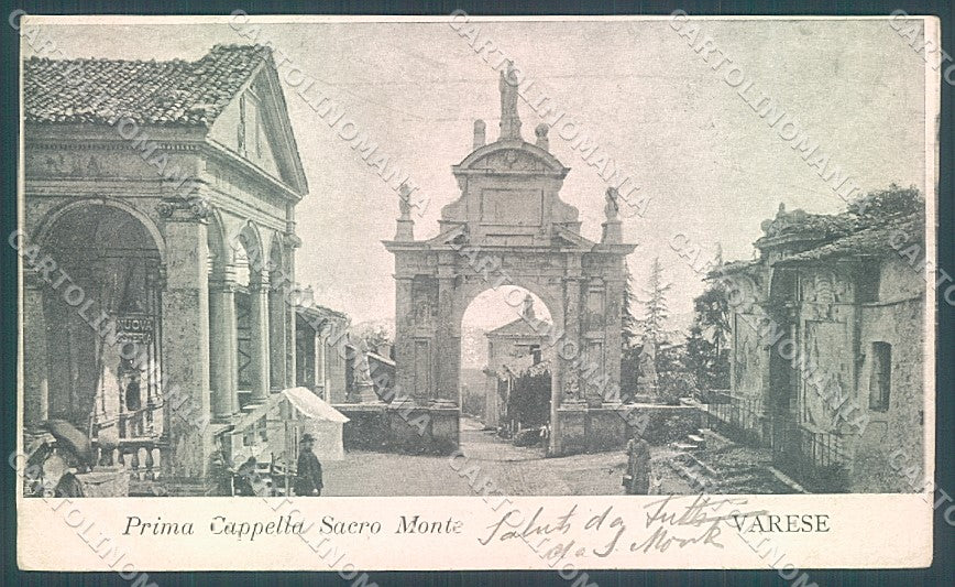 Varese Città Sacro Monte Prima Cappella cartolina JK2231 – fronte