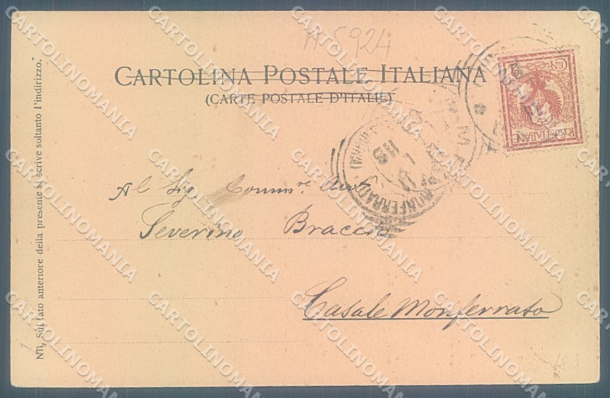 Varese Città Sacro Monte Cappella saluto da cartolina JK2236 – retro