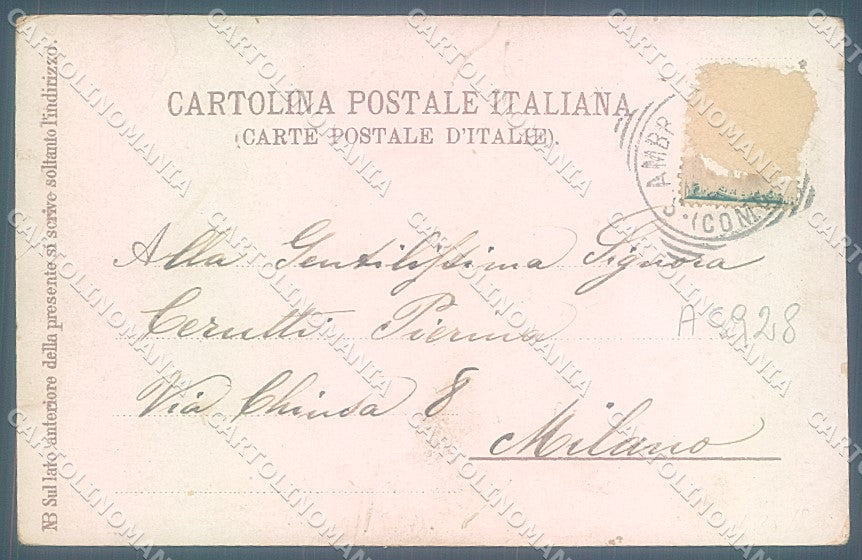 Varese Città Sacro Monte Santuario Ricordo di cartolina JK2239 – retro