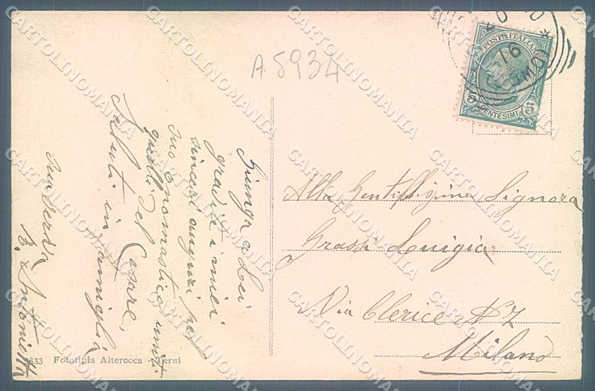 Varese Città Sacro Monte Interno Chiesa Alterocca 3333 cartolina JK2243 – retro