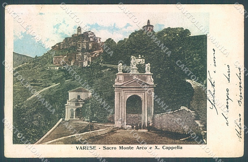 Varese Città Sacro Monte X Cappella cartolina JK2252 – fronte