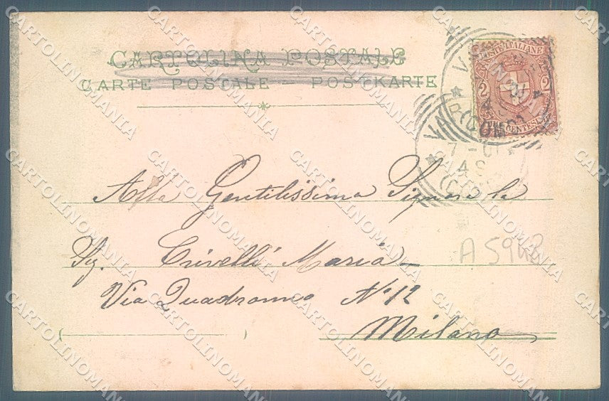 Varese Città Sacro Monte Fotocromo 516 cartolina JK2253 – retro