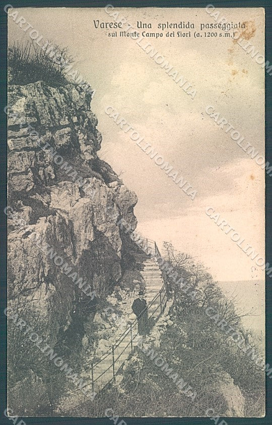 Varese Città Monte Campo dei Fiori cartolina JK2256 – fronte