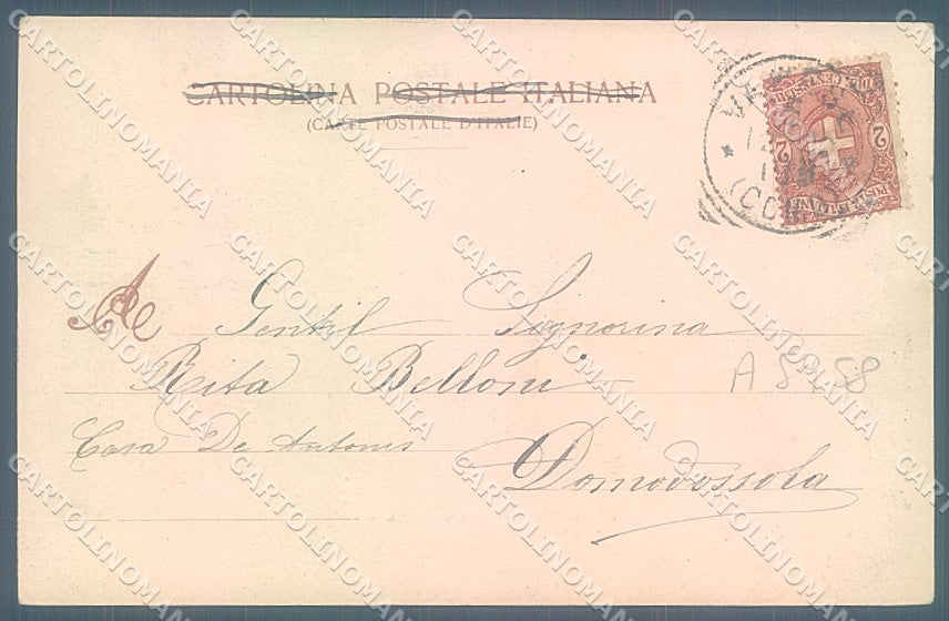 Varese Città Sacro Monte Prima Cappella Modiano 1509 cartolina JK2259 – retro