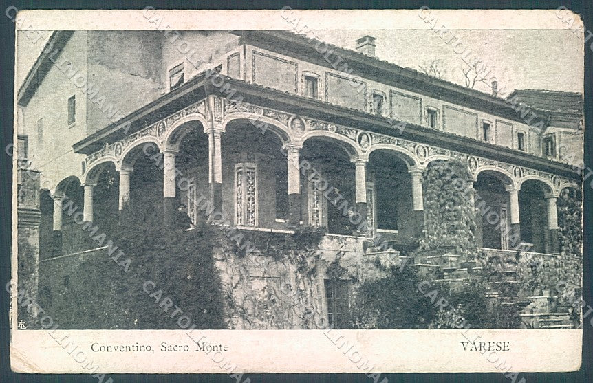 Varese Città Sacro Monte Conventino cartolina JK2261 – fronte