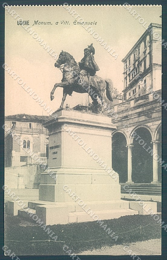Udine Città Monumento Vittorio Emanuele cartolina JK2265 – fronte