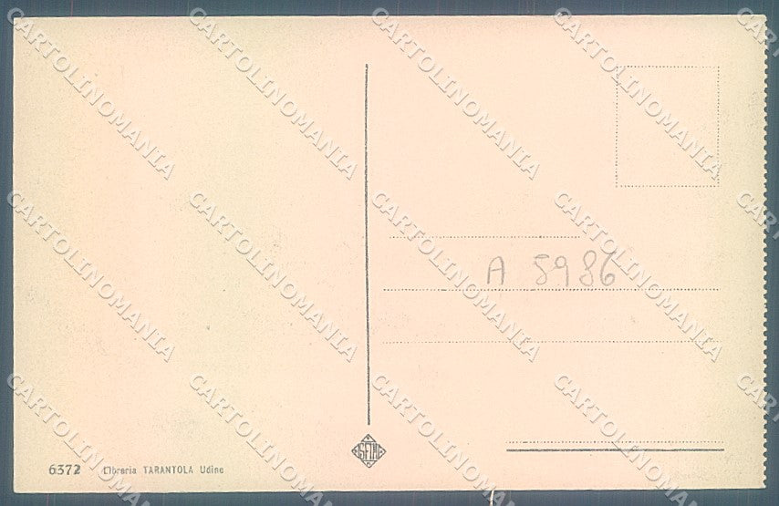 Udine Città Monumento Vittorio Emanuele cartolina JK2265 – retro