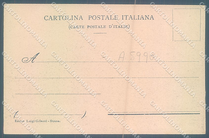 Verbania Stresa Collegio Rosmini cartolina JK2268 – retro