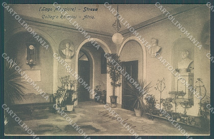 Verbania Stresa Collegio Rosmini cartolina JK2269 – fronte