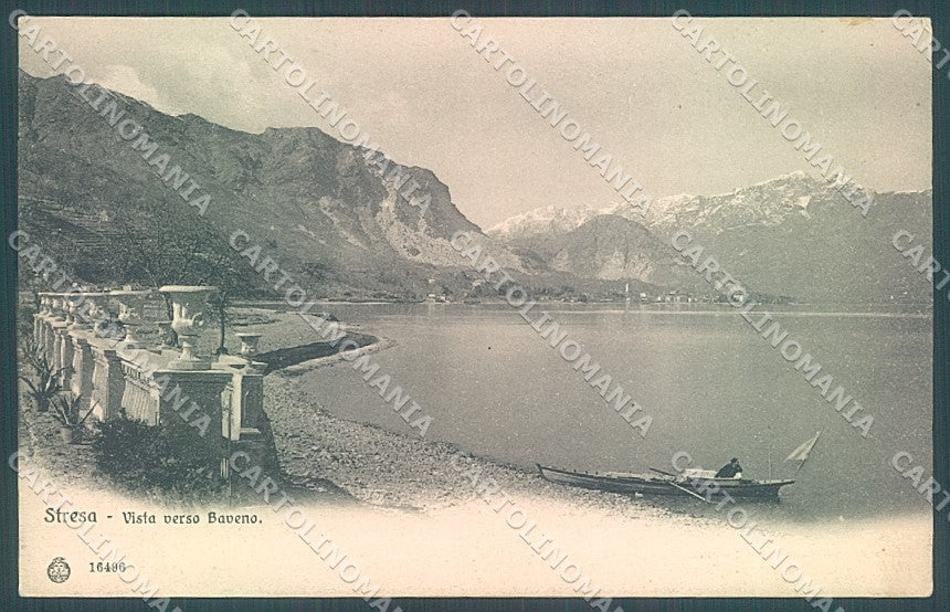 Verbania Stresa Lago Maggiore Brunner 16496 cartolina JK2271 – fronte