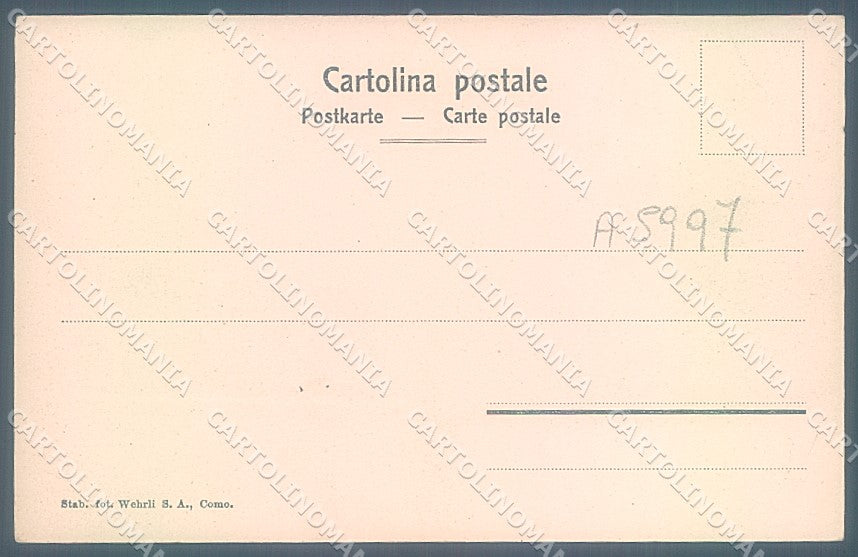 Verbania Stresa Lago Maggiore Brunner 16496 cartolina JK2271 – retro