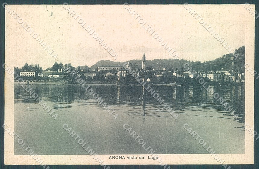 Novara Arona Lago Maggiore cartolina JK2276 – fronte