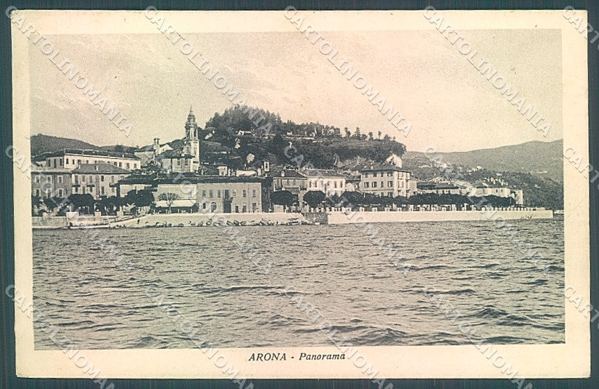 Novara Arona Lago Maggiore cartolina JK2278 – fronte