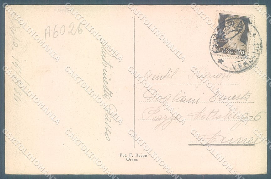 Biella Lago Mucrone Sci cartolina JK2283 – retro