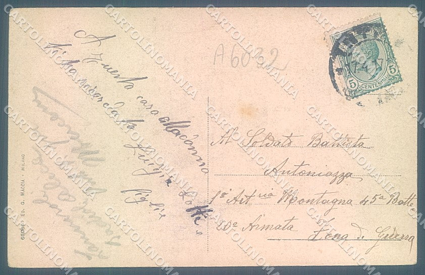 Verbania Ornavasso Santuario Madonna dei Miracoli cartolina JK2287 – retro