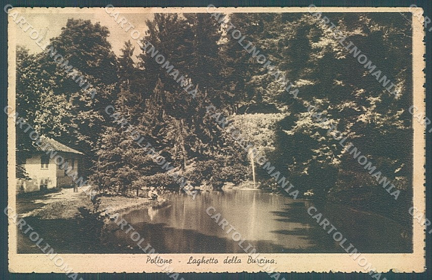 Biella Pollone Laghetto della Burcina cartolina JK2290 – fronte