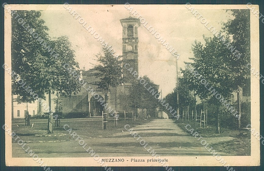 Biella Muzzano Chiesa Piazza Principale cartolina JK2292 – fronte