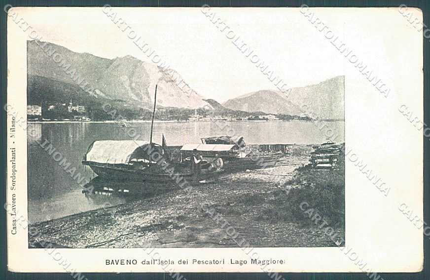 Verbania Baveno Lago Maggiore Isola Pescatori cartolina JK2301 – fronte