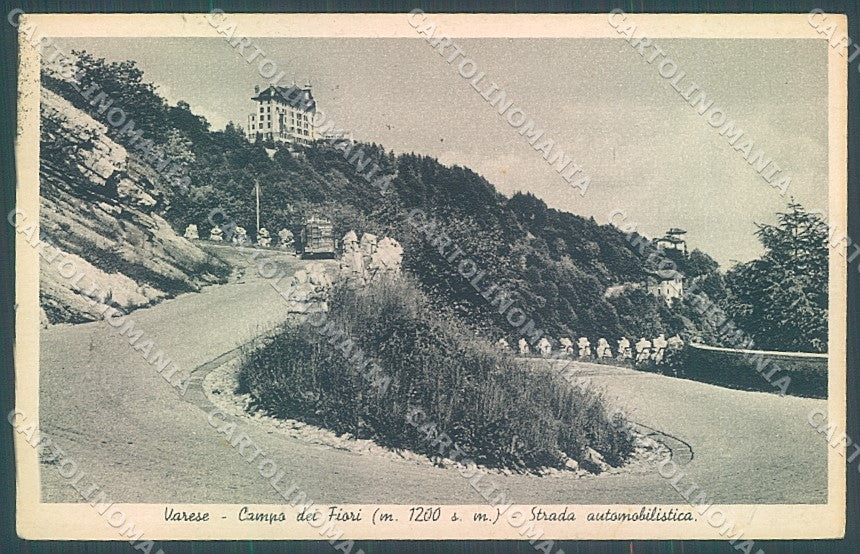 Varese Città Campo Fiori Strada Automobilistica Cecami cartolina JK2307 – fronte