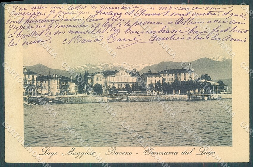 Verbania Baveno Lago Maggiore cartolina JK2308 – fronte