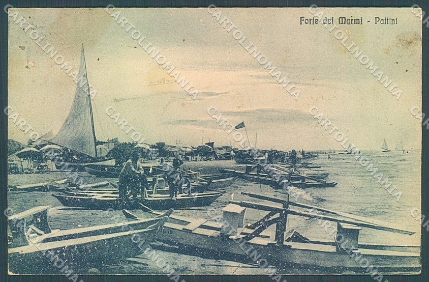 Lucca Forte dei Marmi Pattini cartolina JK2326 – fronte
