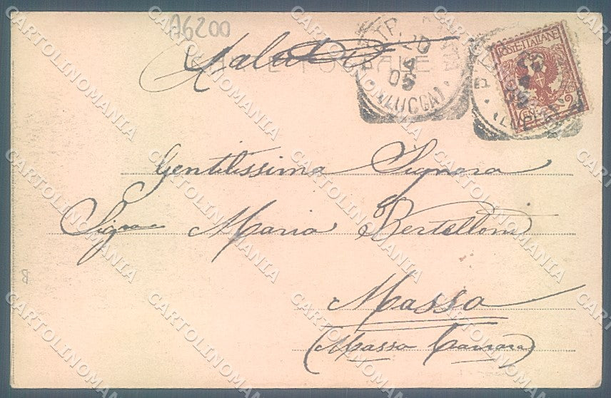 Lucca Pietrasanta Valdicastello Alterocca 2017 cartolina JK2334 – retro