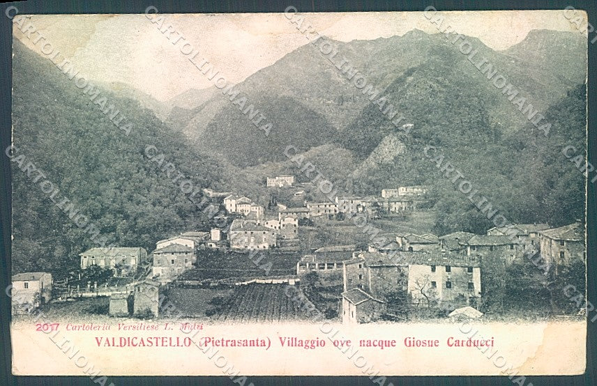 Lucca Pietrasanta Valdicastello Alterocca 2017 cartolina JK2335 – fronte