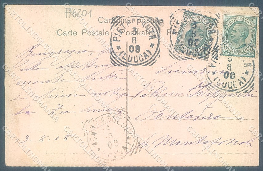 Lucca Pietrasanta Valdicastello Alterocca 2017 cartolina JK2335 – retro