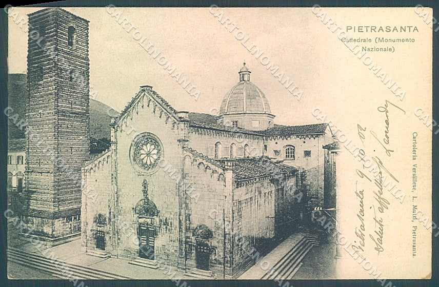 Lucca Pietrasanta Cattedrale cartolina JK2340 – fronte
