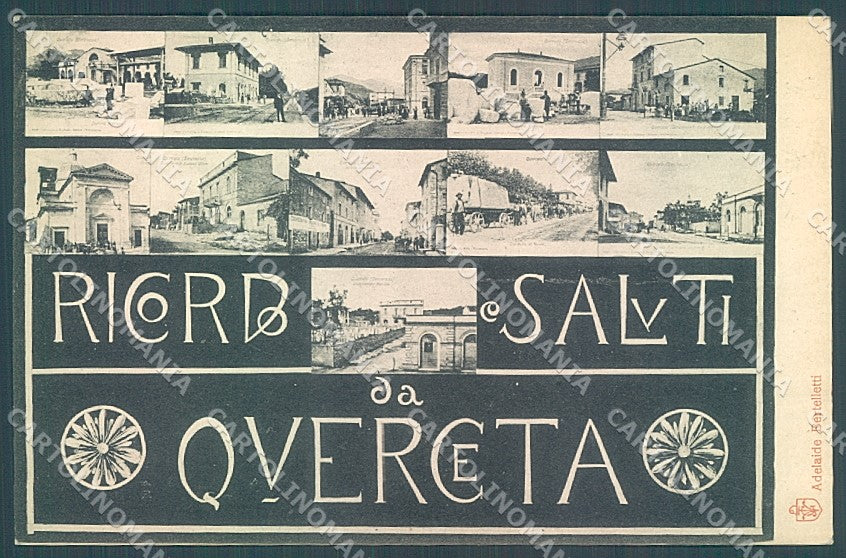 Lucca Seravezza Querceta saluti da cartolina JK2342 – fronte