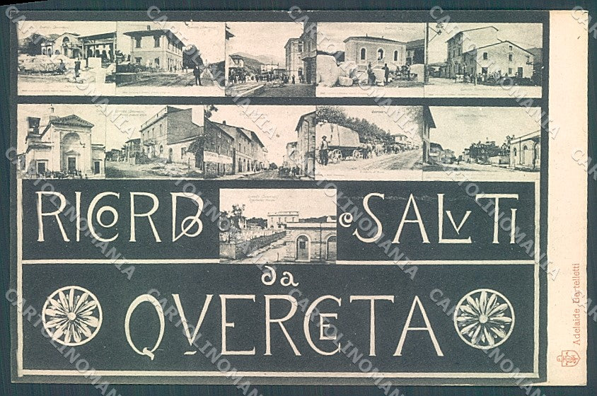 Lucca Seravezza Querceta saluti da cartolina JK2345 – fronte