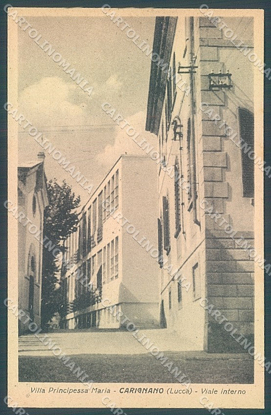 Lucca Carignano Villa Principessa Maria cartolina JK2353 – fronte