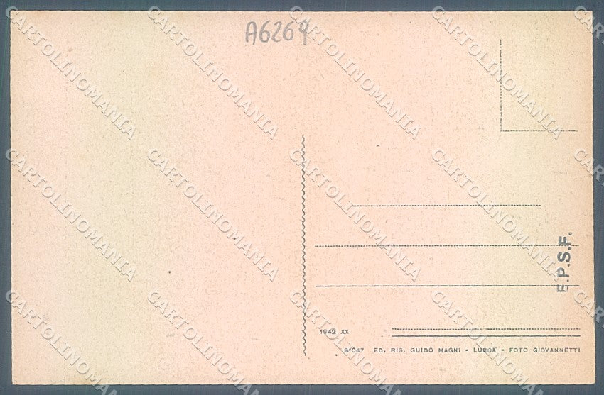 Lucca Carignano Villa Principessa Maria cartolina JK2353 – retro