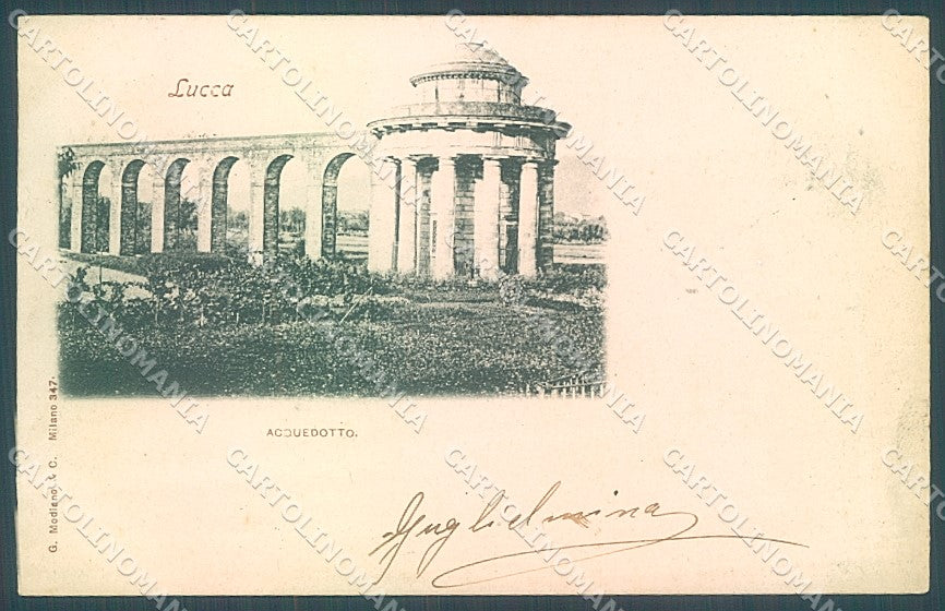 Lucca Città Acquedotto Modiano 347 cartolina JK2354 – fronte