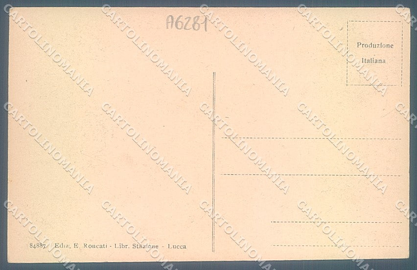 Lucca Città Chiesa San Frediano Facciata cartolina JK2361 – retro