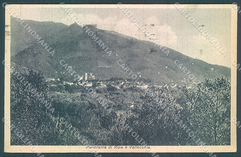 Lucca Seravezza Ripa e Vallecchia PIEGA ANGOLO cartolina JK2366 – fronte