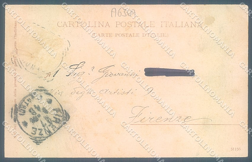Lucca Seravezza Trasporto Marmi Buoi cartolina JK2371 – retro