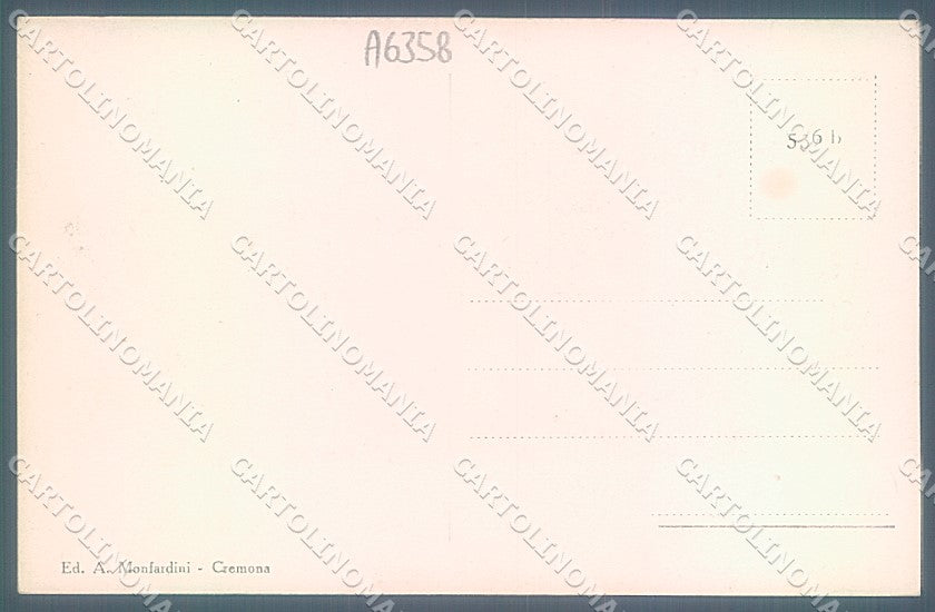 Cremona Città Ponte sul Po cartolina JK2384 – retro