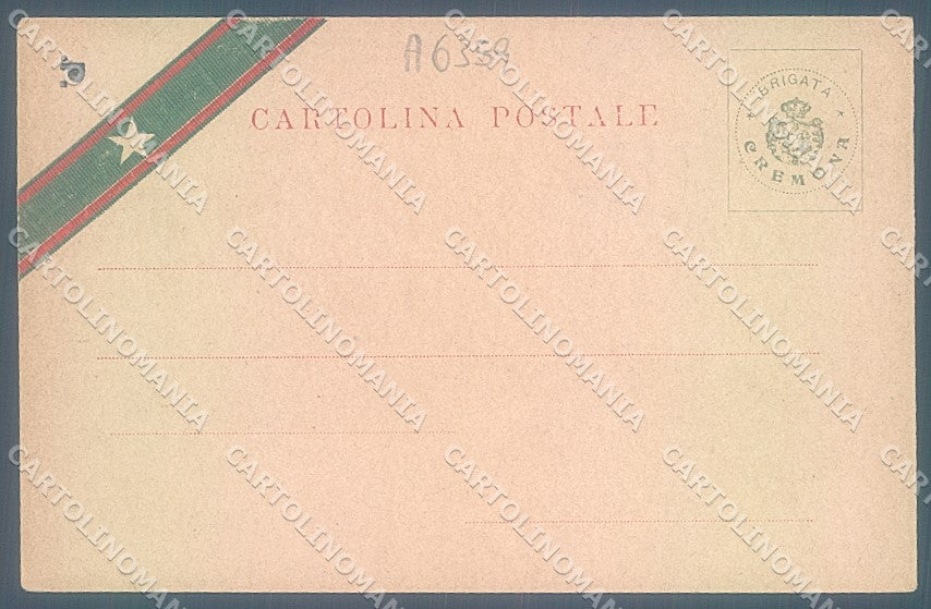 Cremona Città Reggimentale Brigata Fanteria cartolina JK2385 – retro