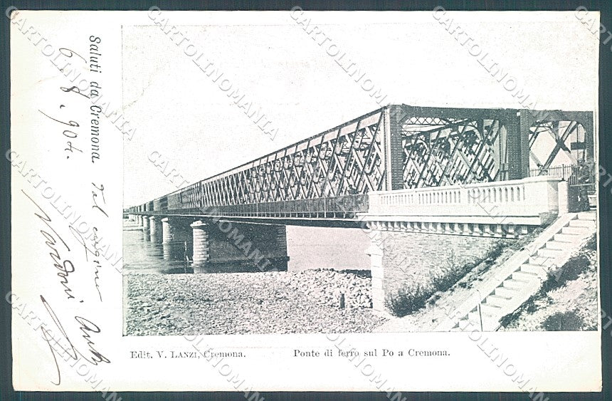 Cremona Città Ponte sul Po cartolina JK2386 – fronte