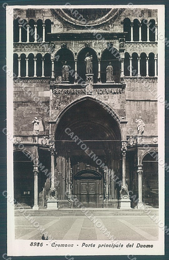 Cremona Città Duomo Porta Principale Foto cartolina JK2388 – fronte