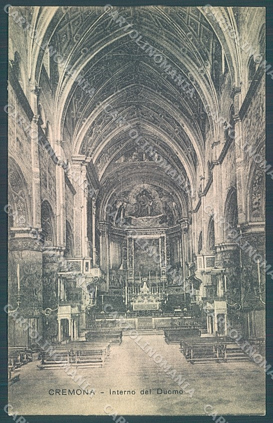 Cremona Città Interno Duomo cartolina JK2390 – fronte