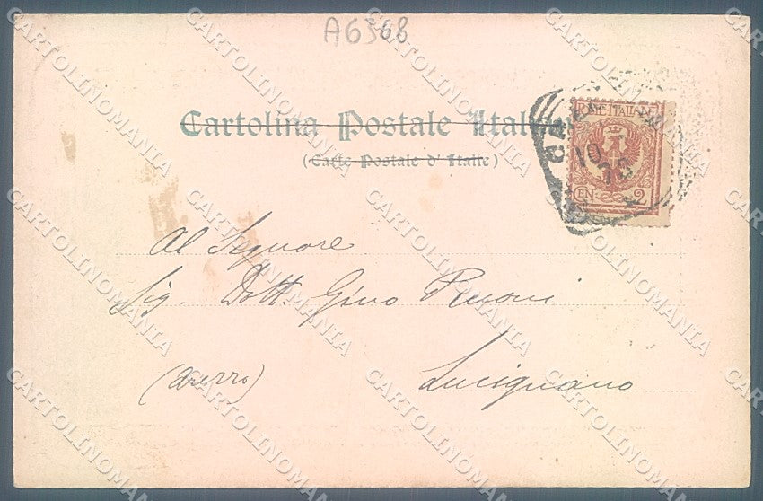 Cremona Città Ponte sul Po cartolina JK2392 – retro
