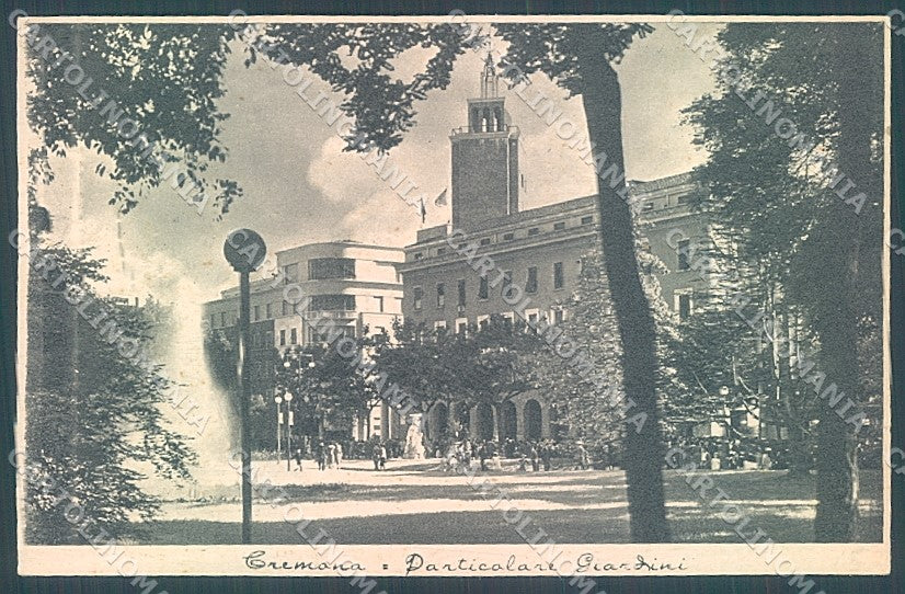 Cremona Città Giardini Pubblici cartolina JK2394 – fronte