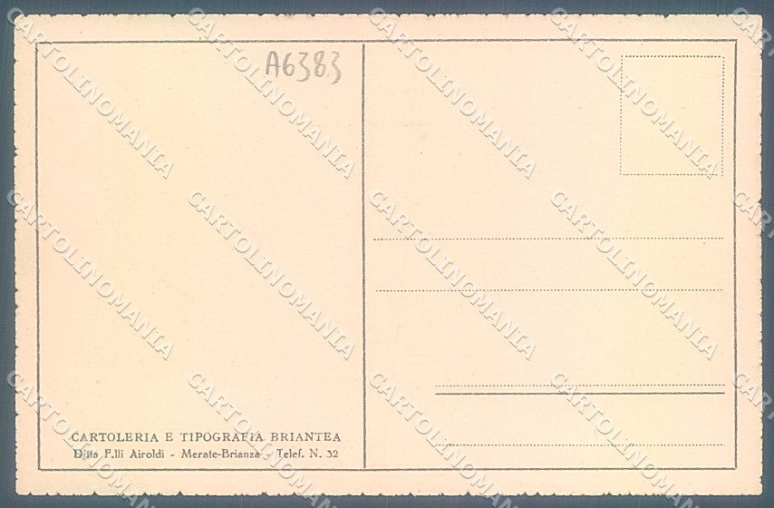 Lecco Imbersago Automobile Villa Albini cartolina JK2401 – retro